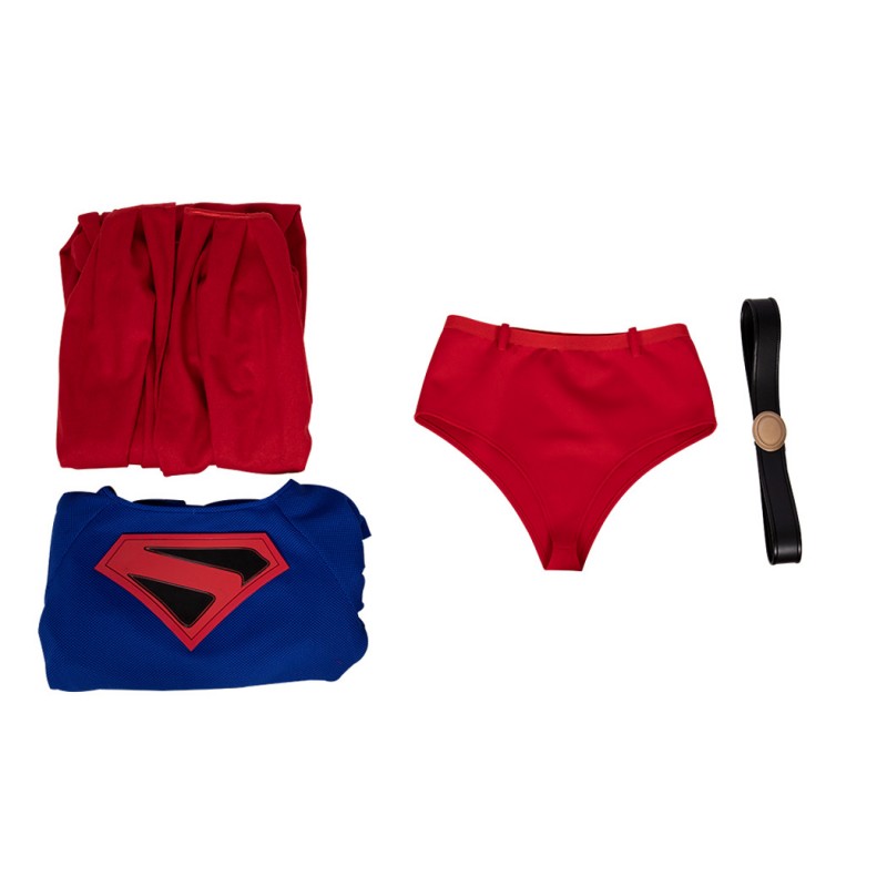 Clark Kent Cosplay Costume Male Blue Halloween Suit