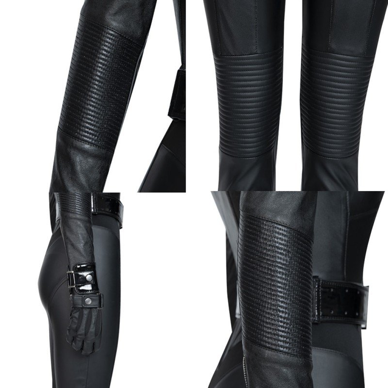 New Catgirl Costume Selina Kyle Cosplay Suit Black Halloween Outfits
