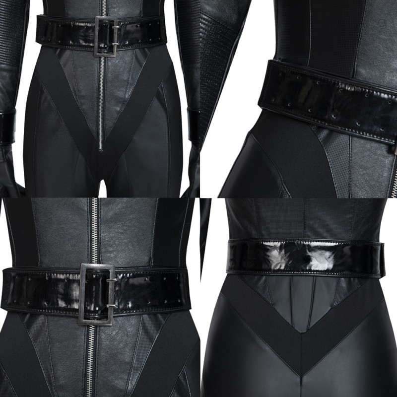 New Catgirl Costume Selina Kyle Cosplay Suit Black Halloween Outfits