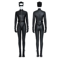 New Catgirl Costume Selina Kyle Cosplay Suit Black Halloween Outfits