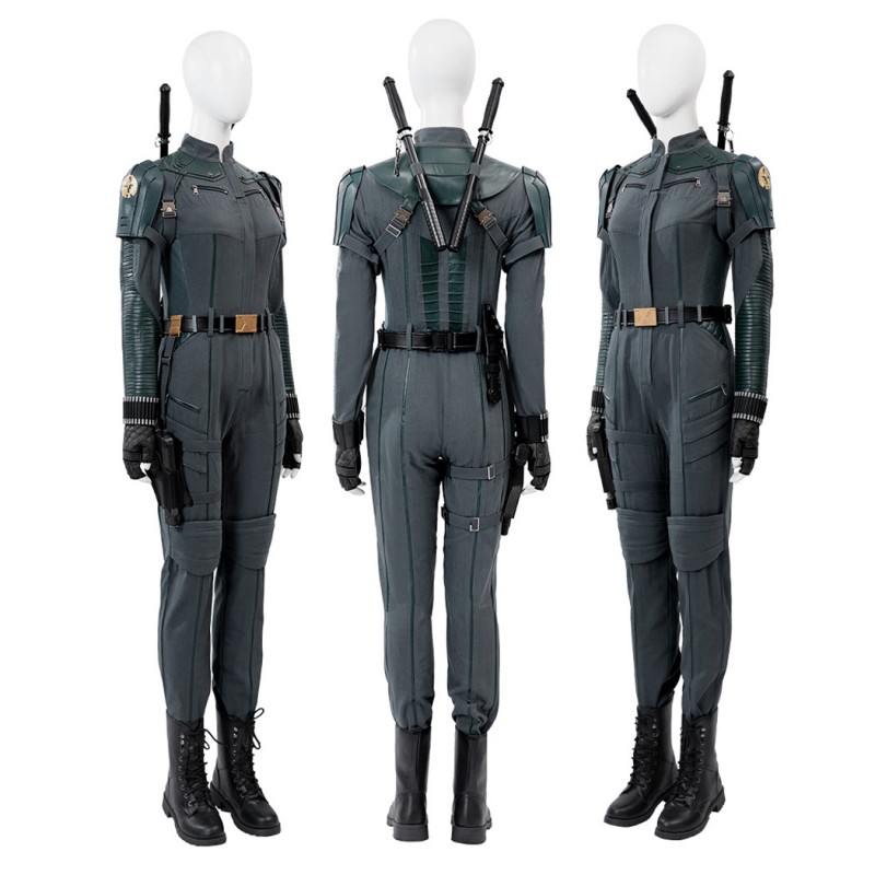 Thunderbolts Yelena Belova Cosplay Costume Black Widow Halloween Suit