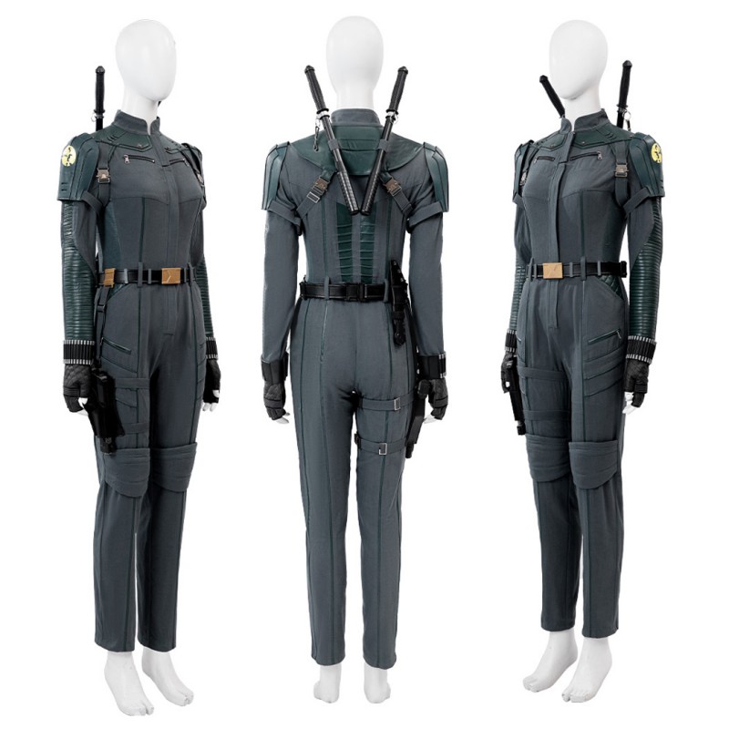 Thunderbolts Yelena Belova Cosplay Costume Black Widow Halloween Suit