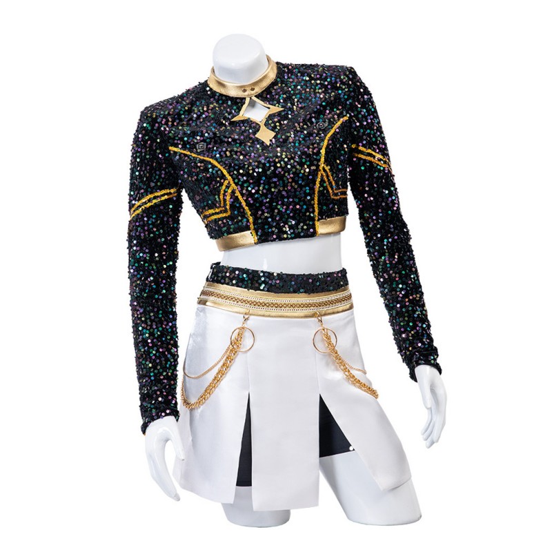 KPop Demon Hunters Zoey Cosplay Costume Women Halloween Suit