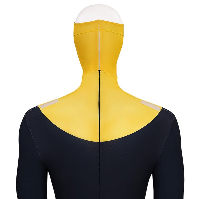 Invincible Sinister Mark Graysons Jumpsuit Yellow Cosplay Costume Printed Suit