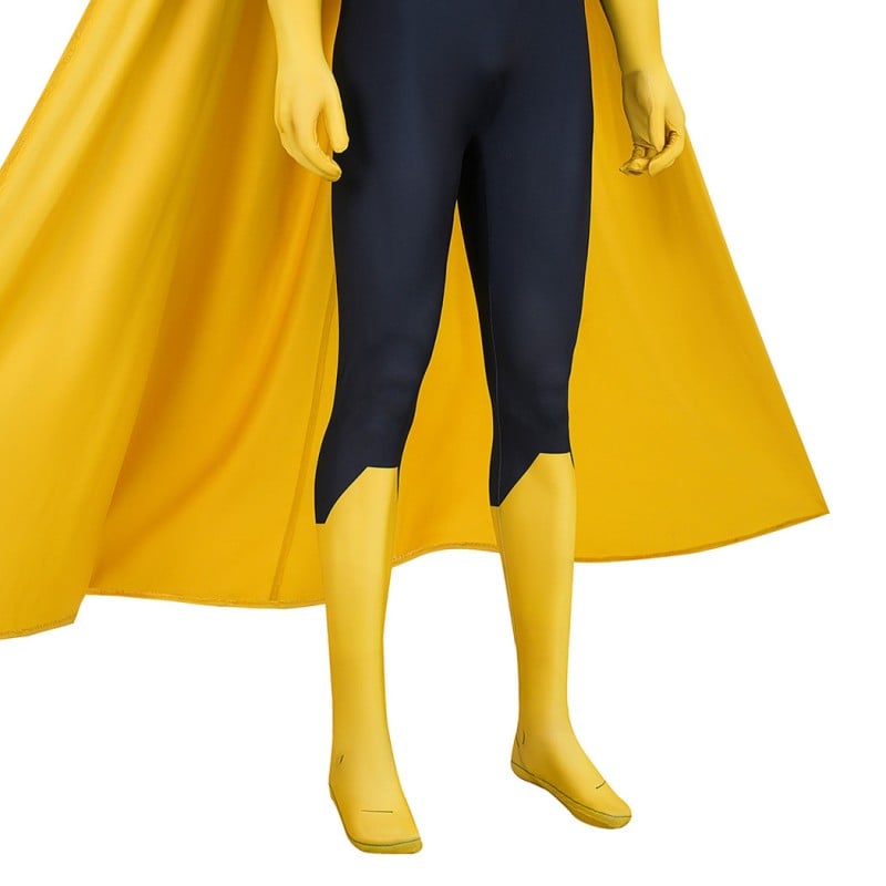 Invincible Sinister Mark Graysons Jumpsuit Yellow Cosplay Costume Printed Suit