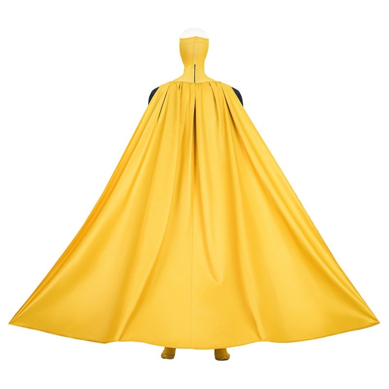 Invincible Sinister Mark Graysons Jumpsuit Yellow Cosplay Costume Printed Suit