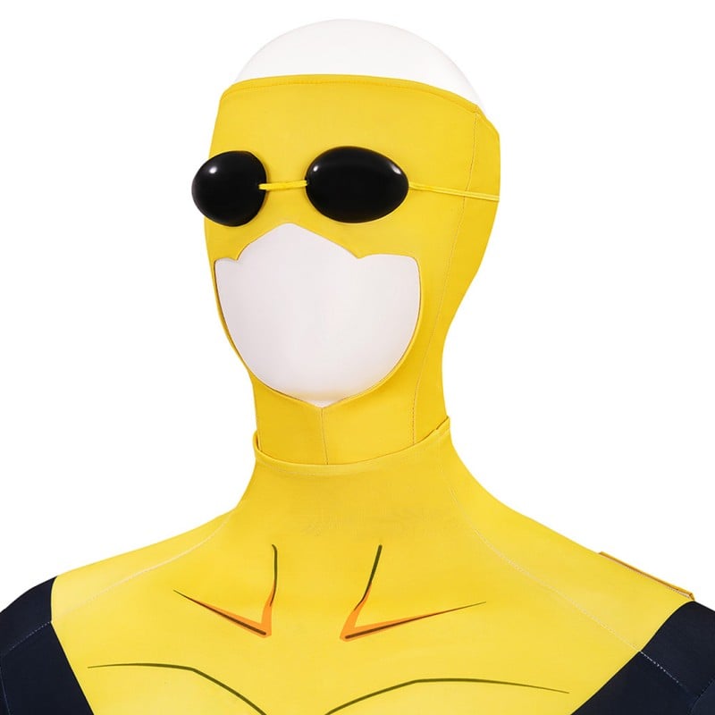 Invincible Sinister Mark Graysons Jumpsuit Yellow Cosplay Costume Printed Suit