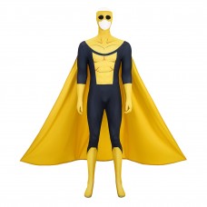 Invincible Sinister Mark Graysons Jumpsuit Yellow Cosplay Costume Printed Suit