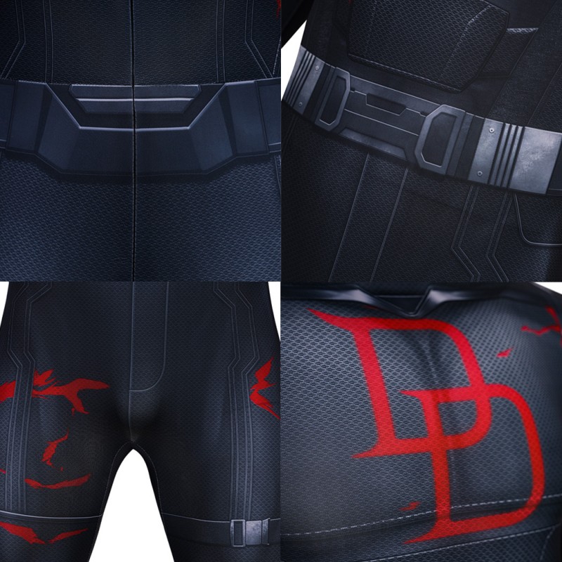 Daredevil Black Jumpsuit Daredevil Born Again Season 2 Cosplay Costume