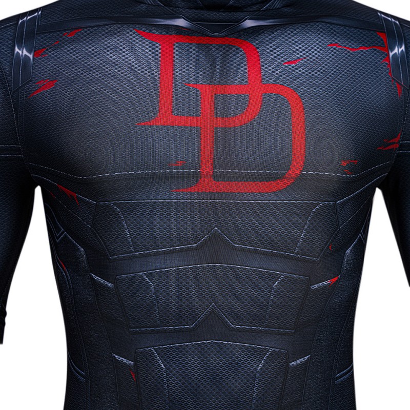 Daredevil Black Jumpsuit Daredevil Born Again Season 2 Cosplay Costume