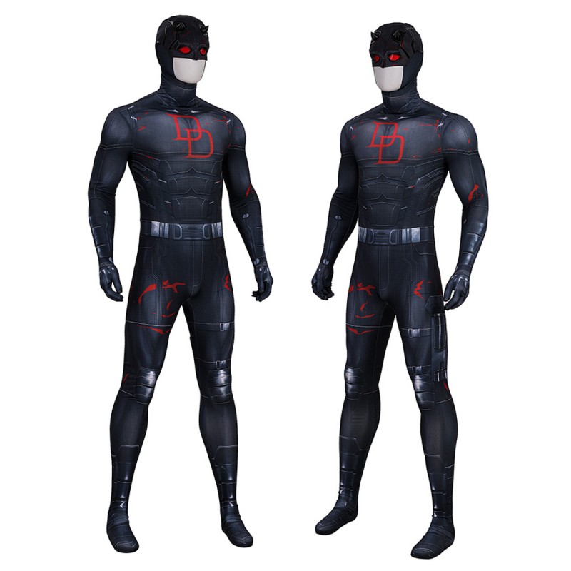 Daredevil Black Jumpsuit Daredevil Born Again Season 2 Cosplay Costume