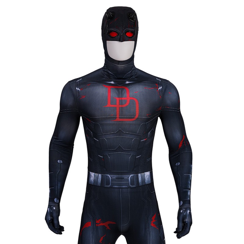 Daredevil Black Jumpsuit Daredevil Born Again Season 2 Cosplay Costume