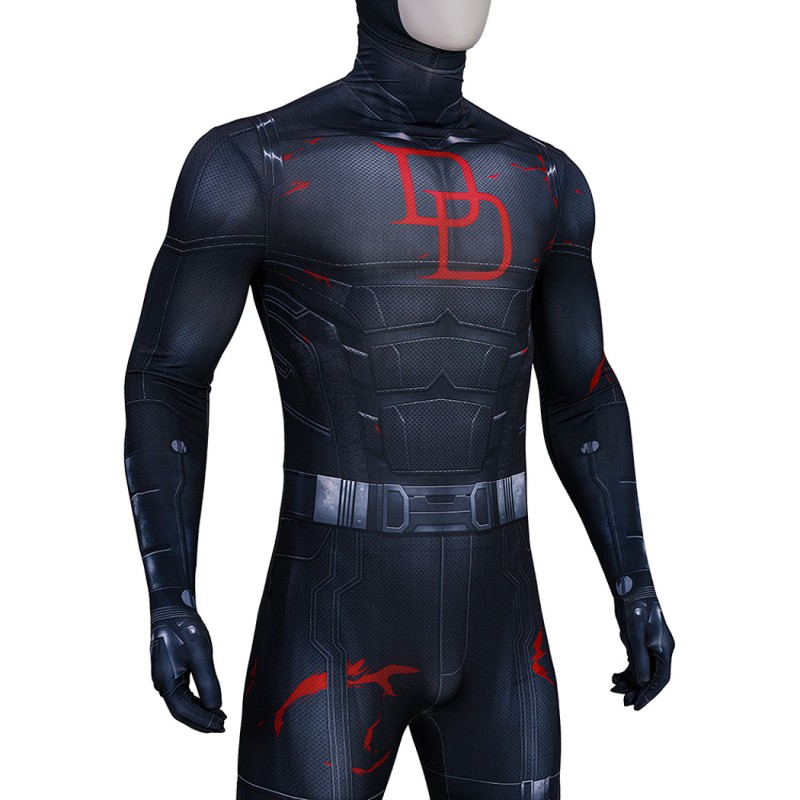 Daredevil Black Jumpsuit Daredevil Born Again Season 2 Cosplay Costume
