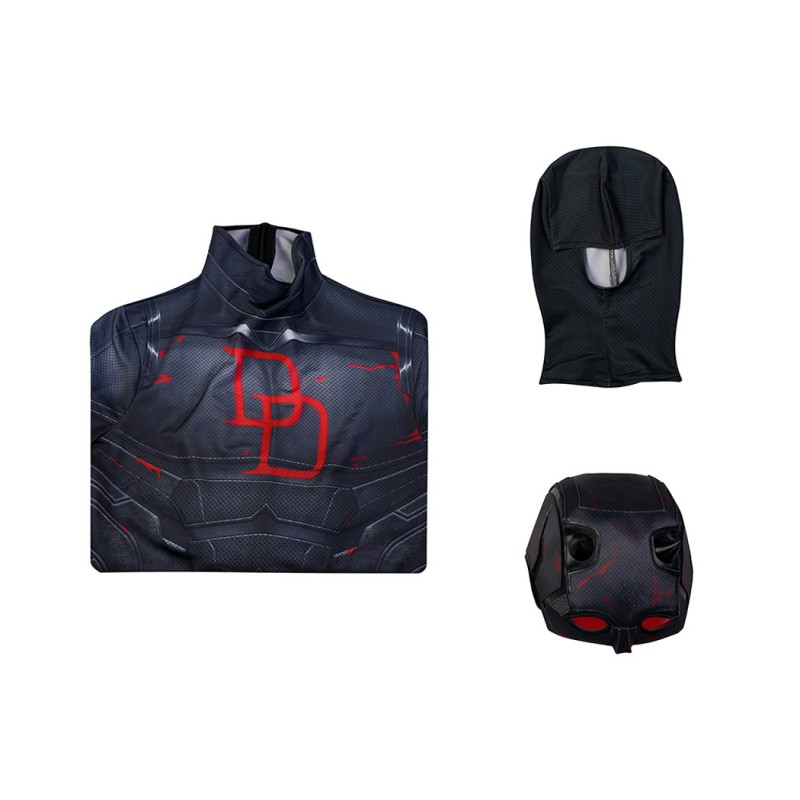 Daredevil Black Jumpsuit Daredevil Born Again Season 2 Cosplay Costume