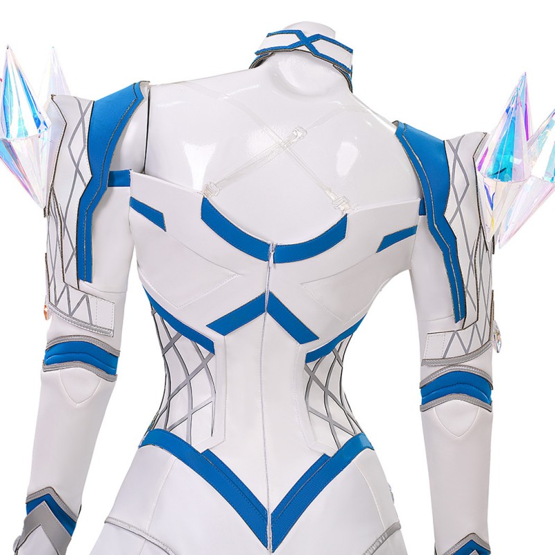 Marvel Rivals Emma Frost Cosplay Costume White Queen Halloween Suit