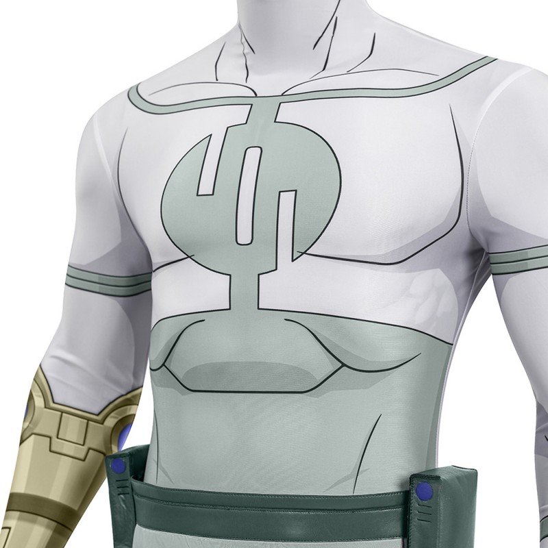 Invincible Thragg Jumpsuit Cosplay Costume Male White Halloween Suit