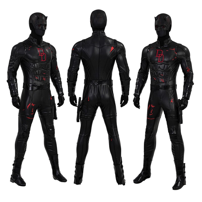 Daredevil Born Again Season 2 Black Suit Matthew Murdock Cosplay Costume