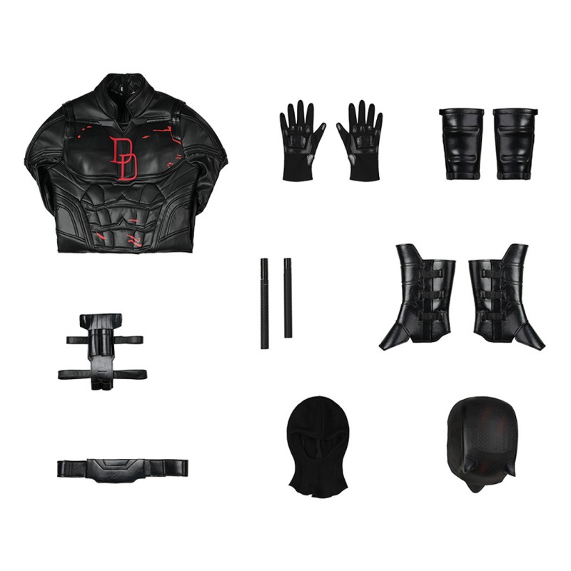 Daredevil Born Again Season 2 Black Suit Matthew Murdock Cosplay Costume
