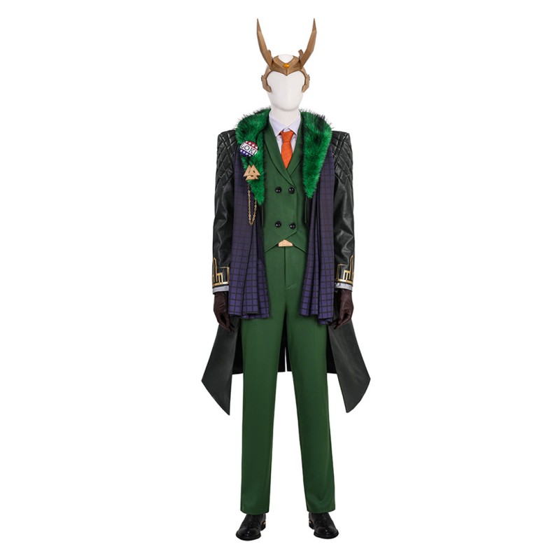 Marvel Rivals Loki Cosplay Costume Presidential Attire Halloween Suit
