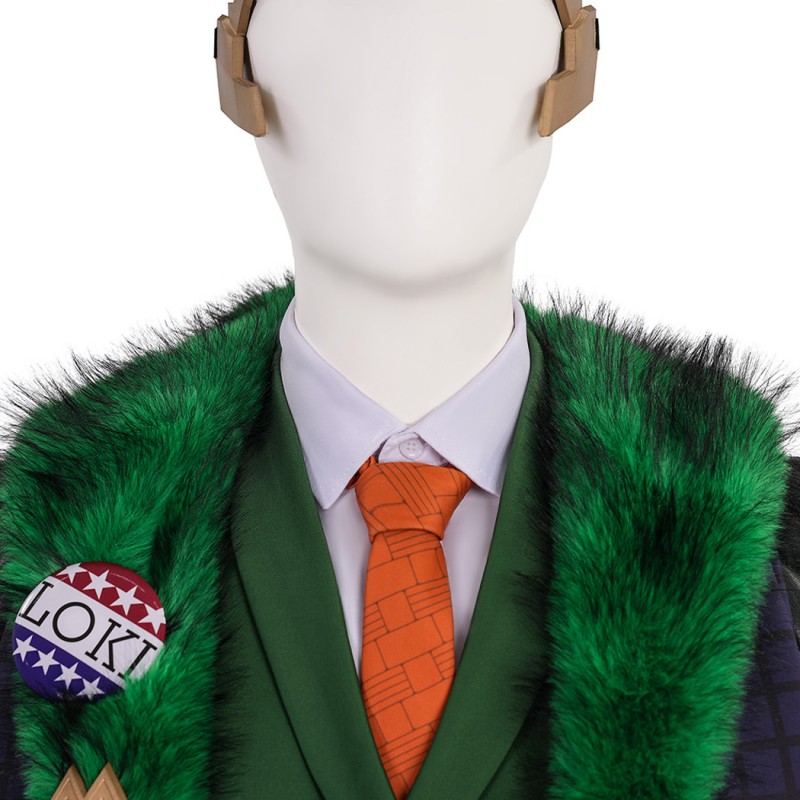 Marvel Rivals Loki Cosplay Costume Presidential Attire Halloween Suit