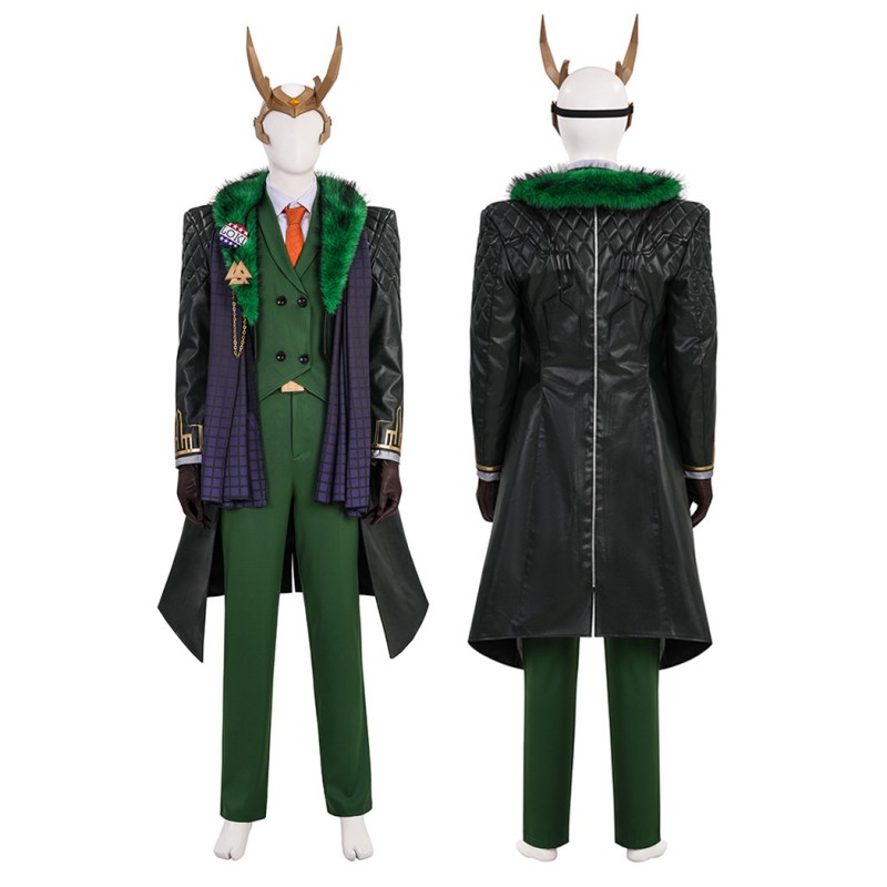 Marvel Rivals Loki Cosplay Costume Presidential Attire Halloween Suit