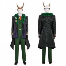 Marvel Rivals Loki Cosplay Costume Presidential Attire Halloween Suit
