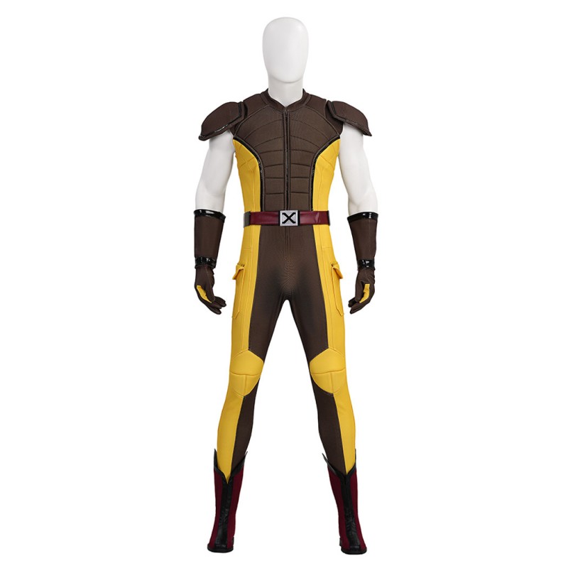 Deadpool 3 Wolverine Cosplay Costume Brown Suit Male Halloween Outfits