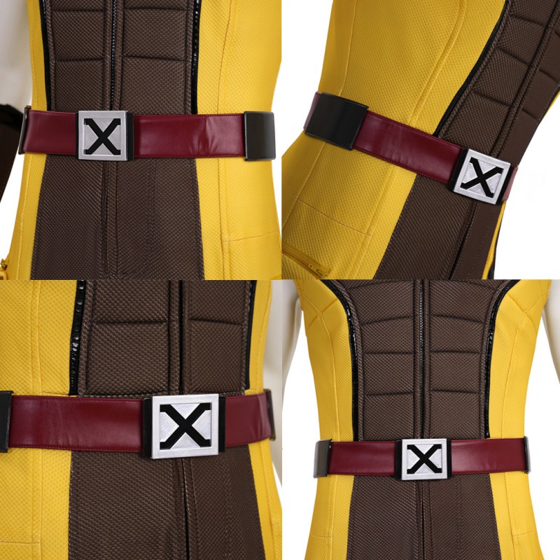 Deadpool 3 Wolverine Cosplay Costume Brown Suit Male Halloween Outfits