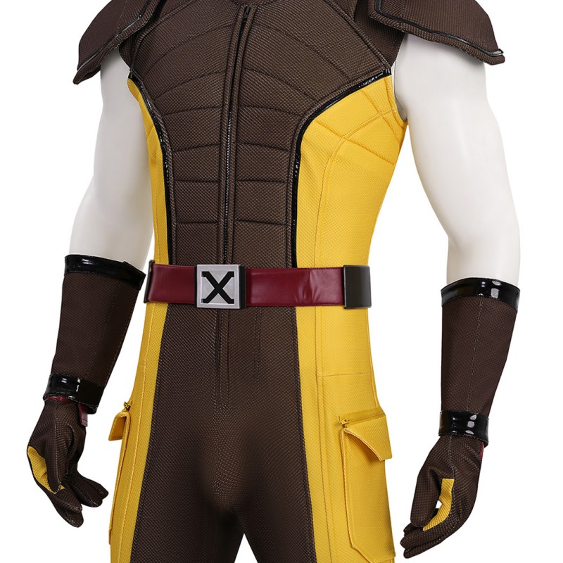 Deadpool 3 Wolverine Cosplay Costume Brown Suit Male Halloween Outfits