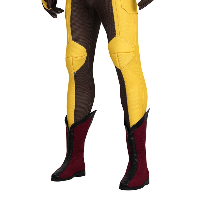 Deadpool 3 Wolverine Cosplay Costume Brown Suit Male Halloween Outfits