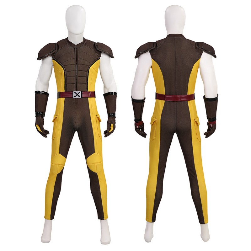 Deadpool 3 Wolverine Cosplay Costume Brown Suit Male Halloween Outfits