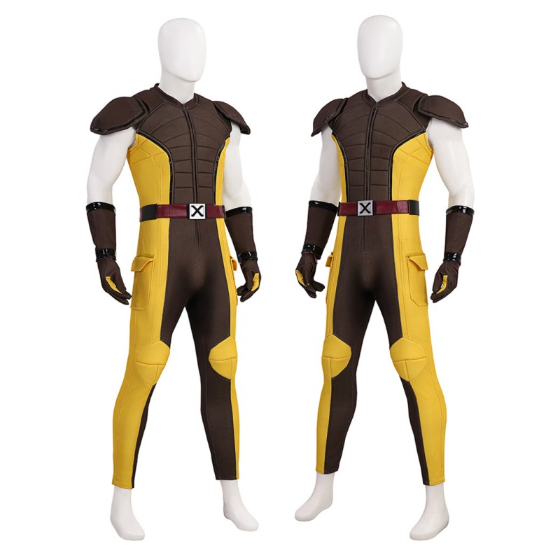 Deadpool 3 Wolverine Cosplay Costume Brown Suit Male Halloween Outfits