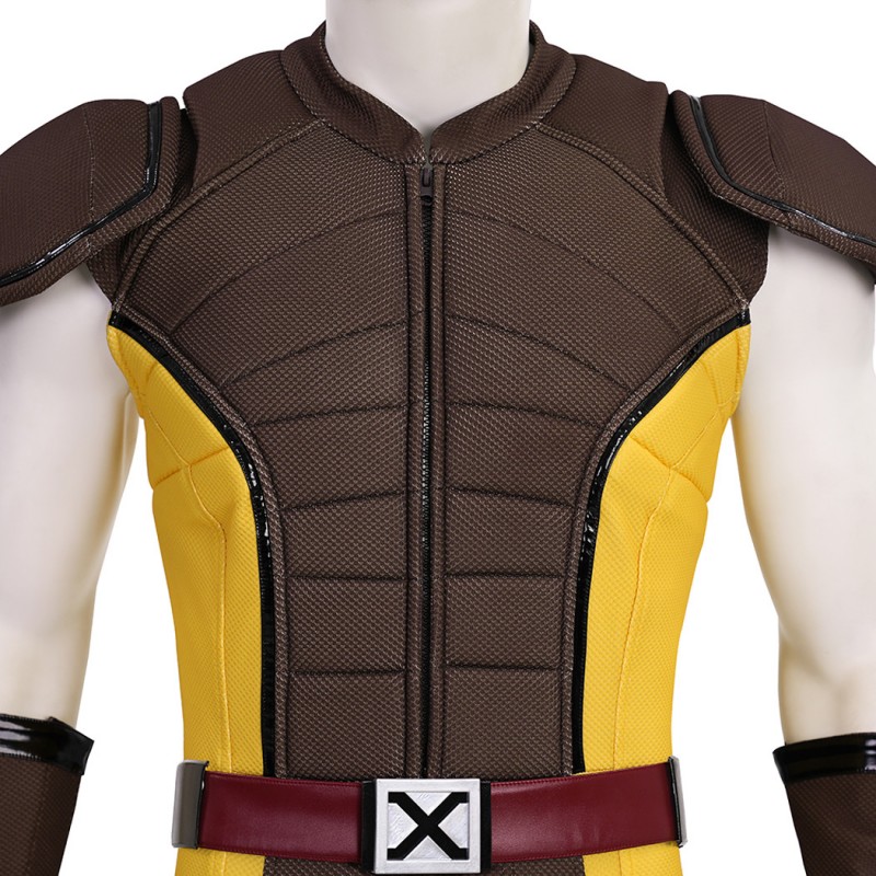 Deadpool 3 Wolverine Cosplay Costume Brown Suit Male Halloween Outfits