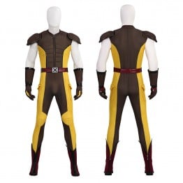 Ready To Ship - Deadpool 3 Wolverine Cosplay Costume Brown Suit Male Halloween Outfits
