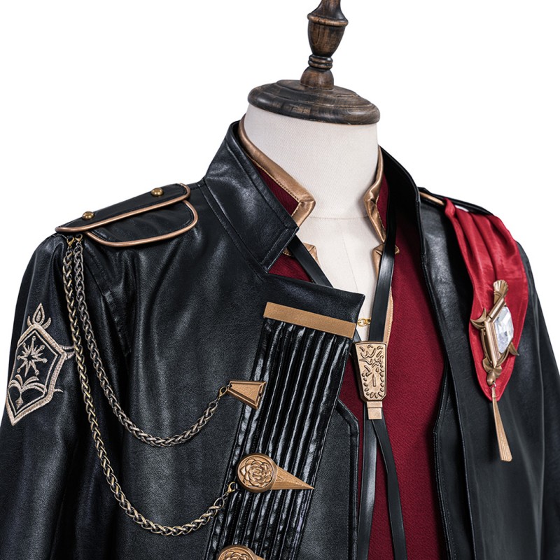 Final Fantasy XIV Seneschal Prince Halloween Suit FF14 Jacket Cosplay Costume