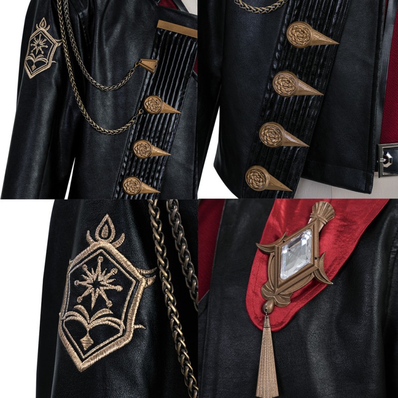 Final Fantasy XIV Seneschal Prince Halloween Suit FF14 Jacket Cosplay Costume