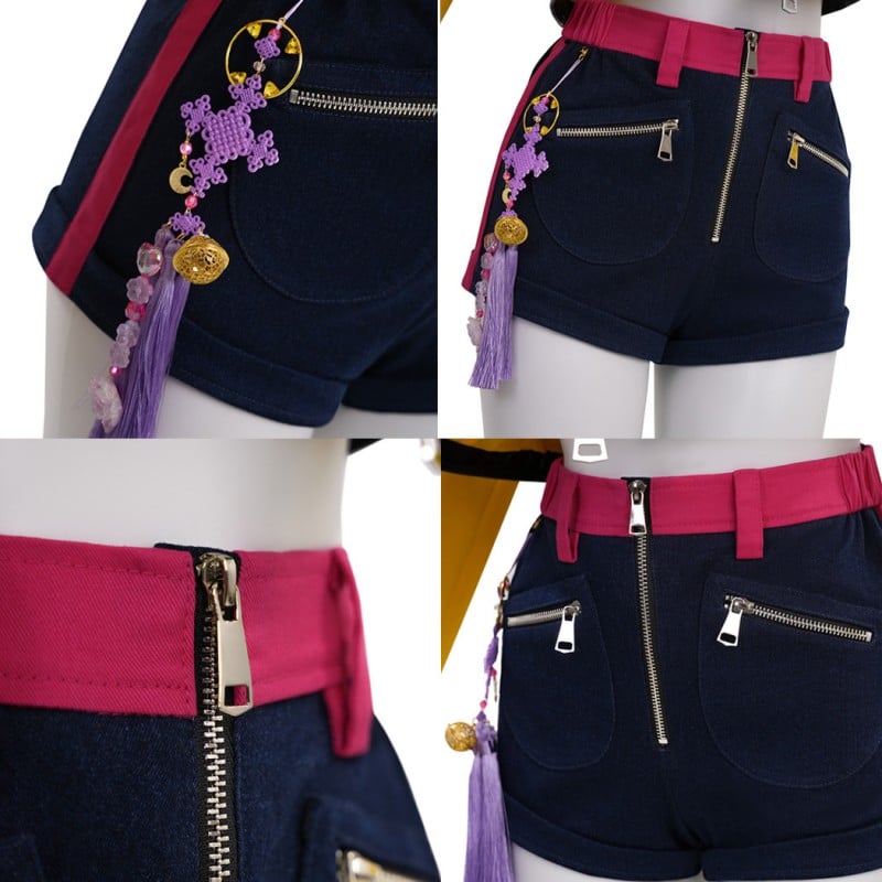 Rumi Cosplay Costume Kpop Halloween Suit
