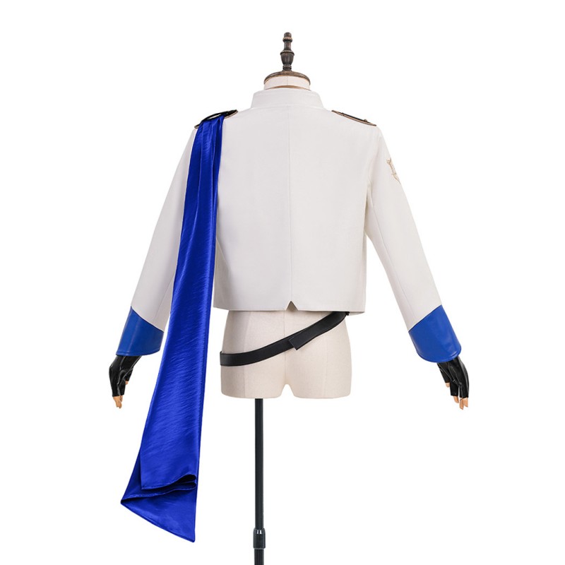 Final Fantasy XIV Seneschal Princes Costume FF14 Cosplay Suit Blue Jacket