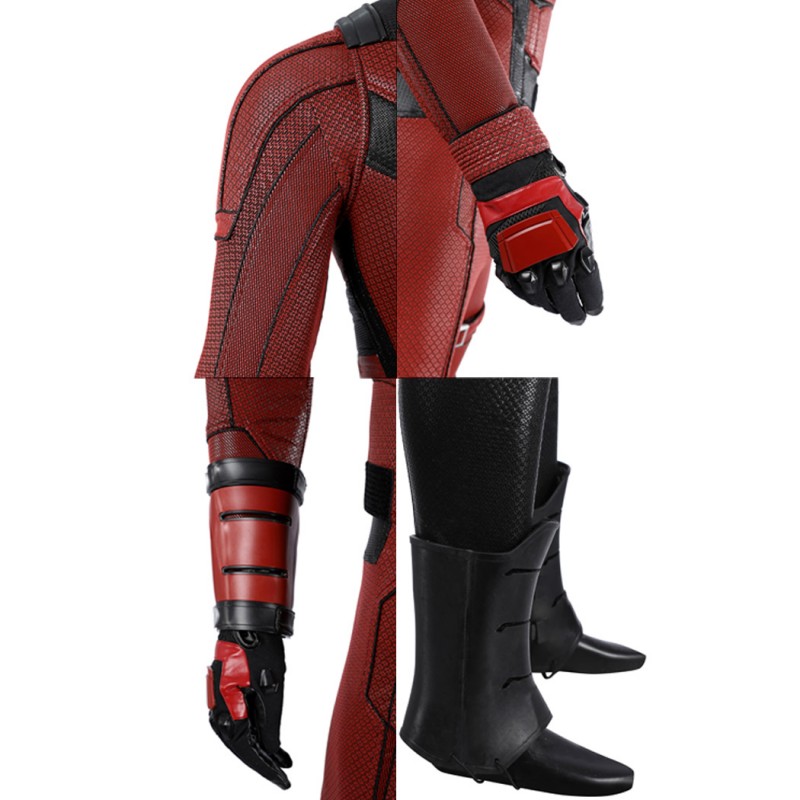 Daredevil Born Again Red Suit Matthew Murdock Cosplay Costume Deluxe Set