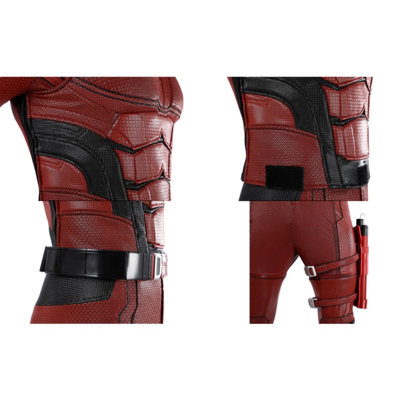 Daredevil Born Again Red Suit Matthew Murdock Cosplay Costume Deluxe Set