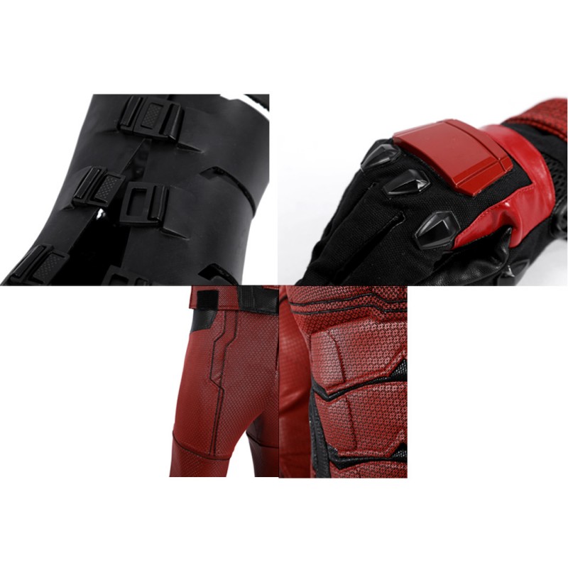 Daredevil Born Again Red Suit Matthew Murdock Cosplay Costume Deluxe Set