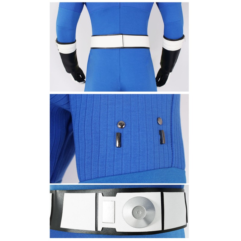 Fantastic Four Mister Fantastic Cosplay Costume Reed Richards Blue Halloween Suit