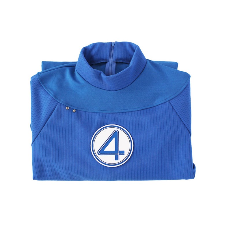 Fantastic Four Mister Fantastic Cosplay Costume Reed Richards Blue Halloween Suit