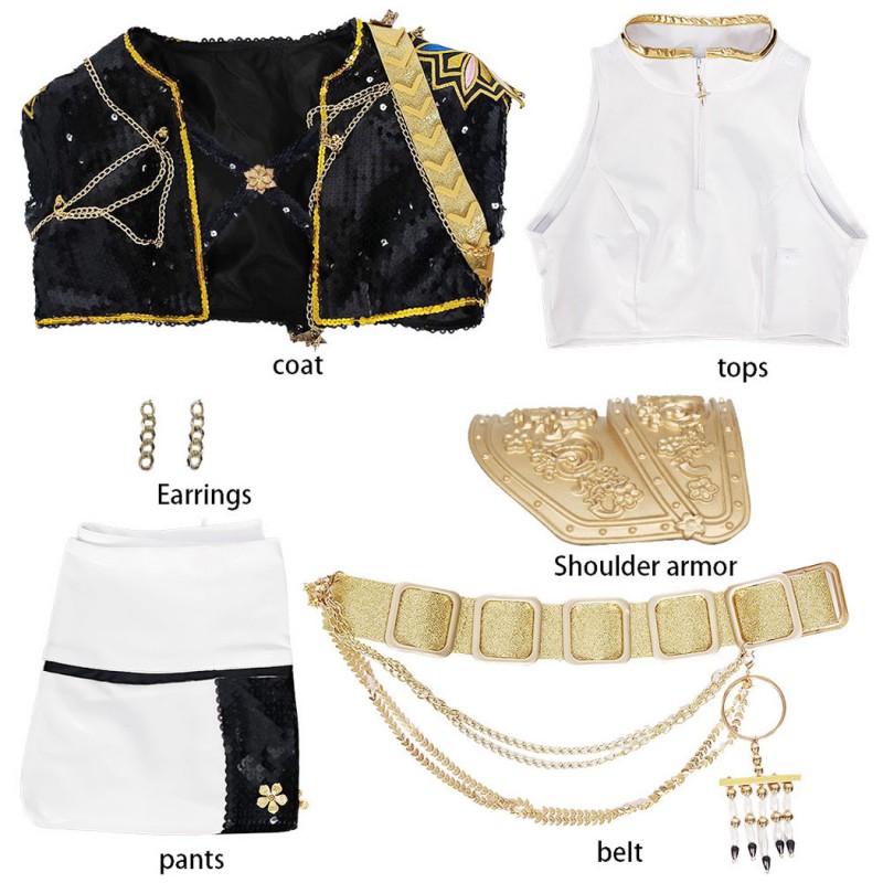 Rumi Costume KPop Demon Hunters Halloween Suit