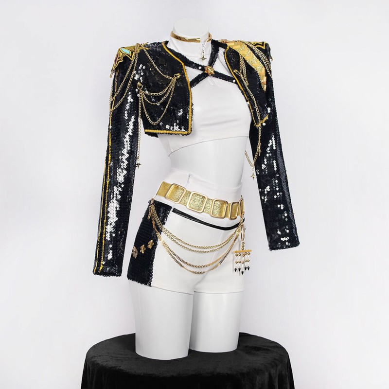 Rumi Costume KPop Demon Hunters Halloween Suit