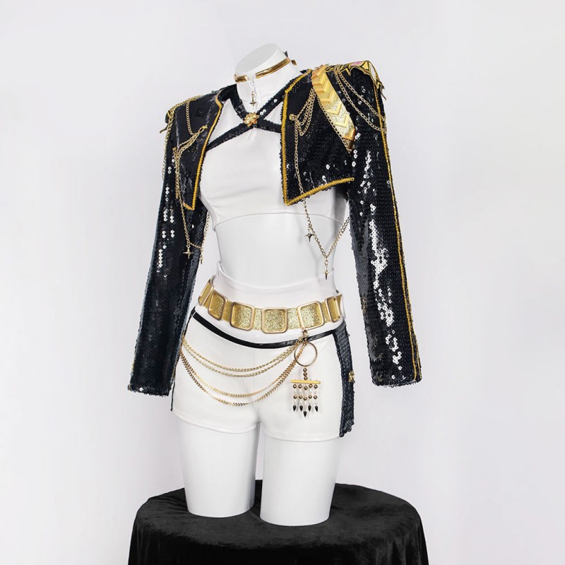 Rumi Costume KPop Demon Hunters Halloween Suit