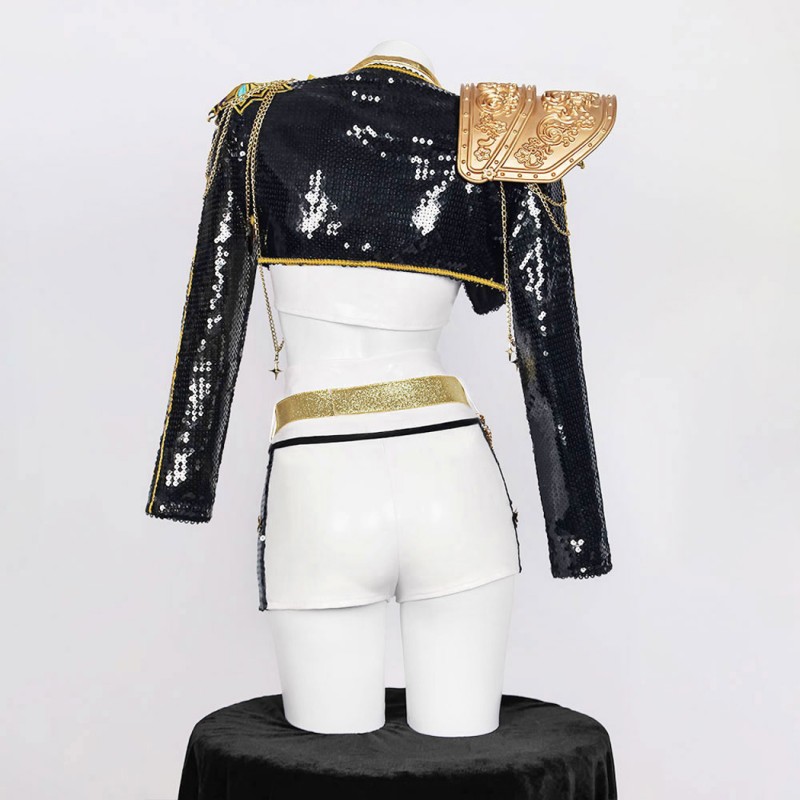 Rumi Costume KPop Demon Hunters Halloween Suit