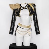 Rumi Costume KPop Demon Hunters Halloween Suit