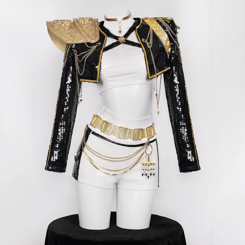 Rumi Costume KPop Demon Hunters Halloween Suit