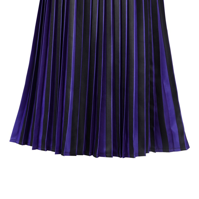 Wednesday 2 Costume The Addams Family Nevermore Academy Uniform Purple Cosplay Suit